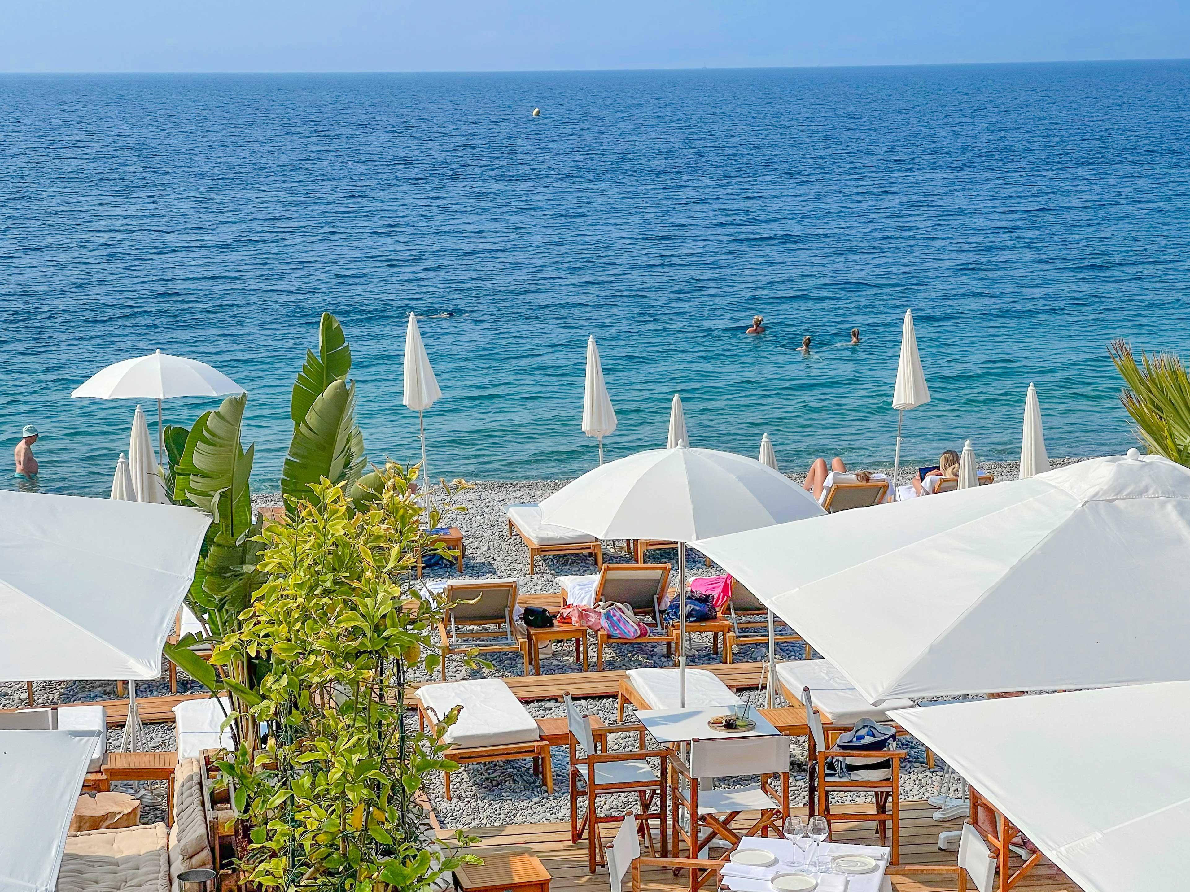 Top 4 des meilleurs restaurants avec vue mer à Nice