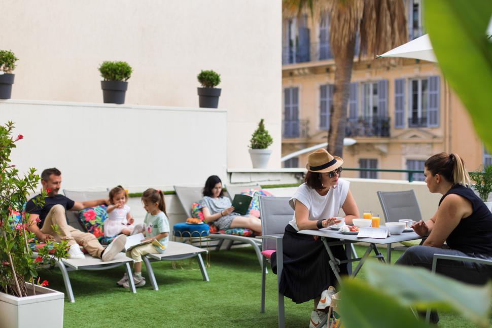 Hotel Locarno Nice - terrasse